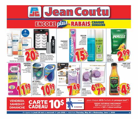 Pharmacy & Beauty offers in Montreal | More Savings Flyer in Jean Coutu | 2022-05-26 - 2022-06-01