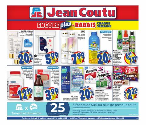 Pharmacy & Beauty offers in Ottawa | More Savings Flyer in Jean Coutu | 2022-08-04 - 2022-08-10