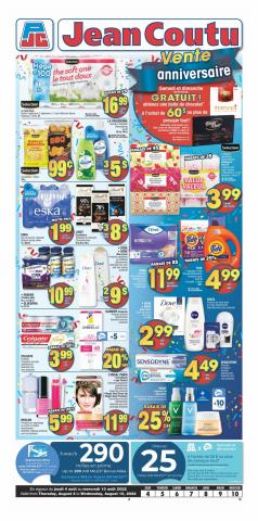 Pharmacy & Beauty offers in Ottawa | Weekly Flyer in Jean Coutu | 2022-08-04 - 2022-08-10