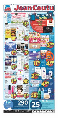 Pharmacy & Beauty offers in Ottawa | Weekly Flyer in Jean Coutu | 2022-08-05 - 2022-08-11