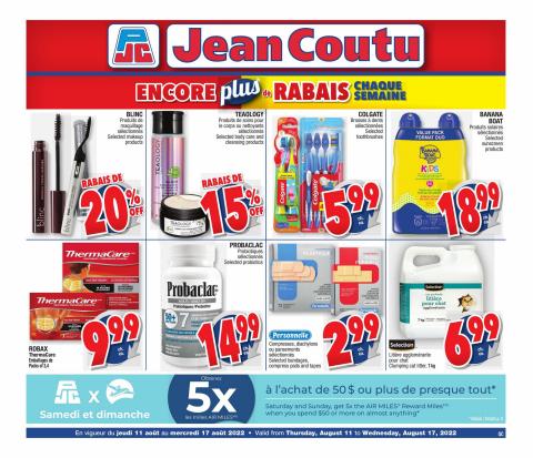 Jean Coutu catalogue | More Savings Flyer | 2022-08-11 - 2022-08-17