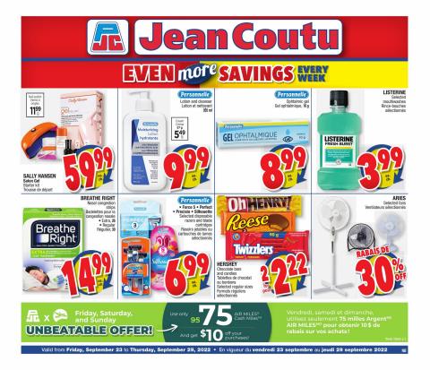 Jean Coutu catalogue in Pont-Landry | More Savings Flyer | 2022-09-23 - 2022-09-29