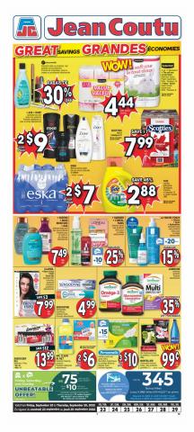 Jean Coutu catalogue in Grand Falls | Weekly Flyer | 2022-09-23 - 2022-09-29