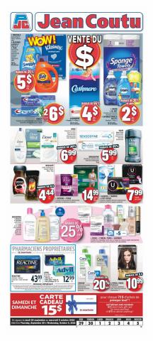 Jean Coutu catalogue in Quebec | Weekly Flyer | 2022-09-29 - 2022-10-05