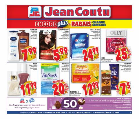 Jean Coutu catalogue in Montreal | More Savings Flyer | 2023-03-23 - 2023-03-29