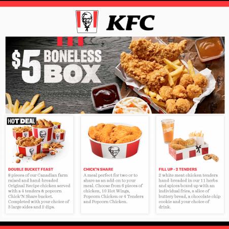 KFC catalogue in Fort Frances | Deals!! | 2022-06-10 - 2022-10-10