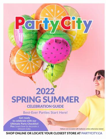 Party City catalogue in Ottawa | Party City 2022 Spring Summer Celebration Guide  | 2022-04-19 - 2022-09-01