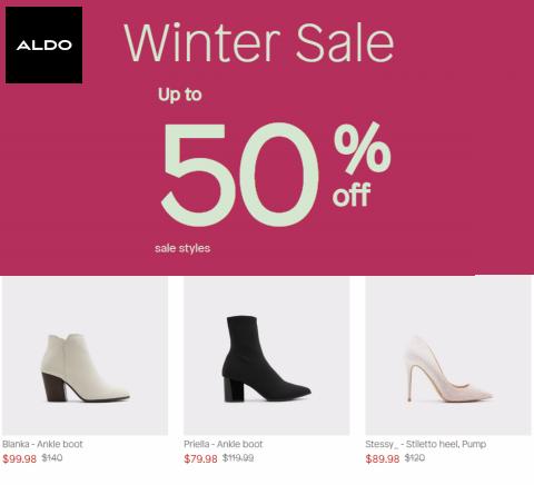 ALDO catalogue | Winter Sale Up to 50% off | 2023-01-22 - 2023-02-01