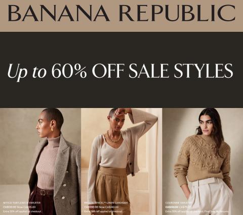 Banana Republic catalogue | Up to 60% Off Sale Styles  | 2023-01-01 - 2023-01-31
