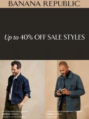 Banana Republic catalogue | Up to 40% off Sale Styles | 2023-03-07 - 2023-03-22
