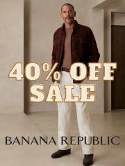 Banana Republic catalogue | Banana Republic 40% Off Sale | 2023-09-19 - 2023-10-04