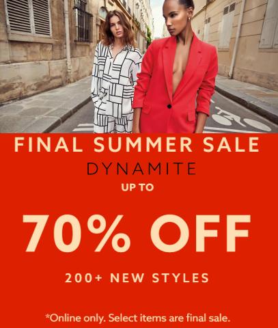 Dynamite catalogue | Final Summer Sale up to 70% off | 2022-07-19 - 2022-08-09