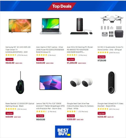 Electronics offers | Best Buy flyer in Best Buy | 2022-09-30 - 2022-10-07