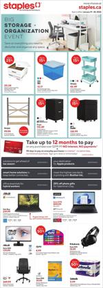Electronics deals in the Staples catalogue ( Published today)