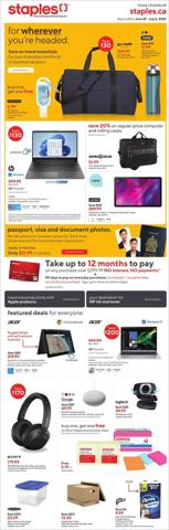 Electronics offers in Gatineau | Staples flyer in Staples | 2022-06-29 - 2022-07-05