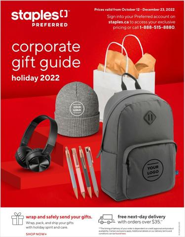 Staples catalogue in Montreal | Staples flyer | 2022-10-12 - 2022-12-23