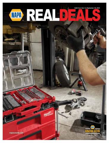 NAPA Auto Parts catalogue | Real Deals | 2022-07-01 - 2022-09-30