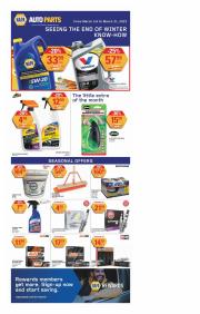 Automotive offers in Calgary | Flyer in NAPA Auto Parts | 2023-03-01 - 2023-03-31