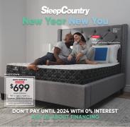 Offer on page 4 of the Weekly Flyer catalog of Sleep Country