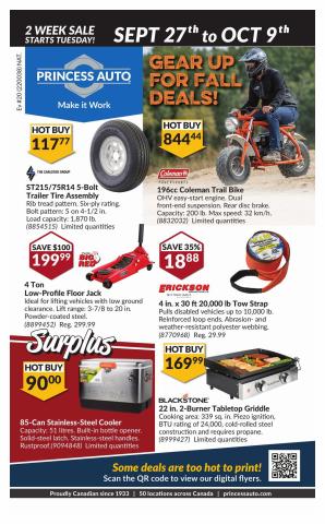 Princess Auto catalogue in Kamloops | National Sale | 2022-09-27 - 2022-10-09