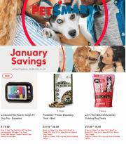 Offer on page 3 of the Petsmart January Savings catalog of Petsmart