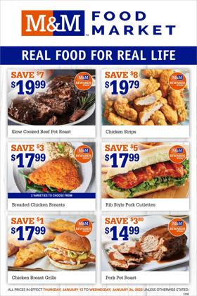 Grocery deals in the M&M Meat Shops catalogue ( 9 days left)