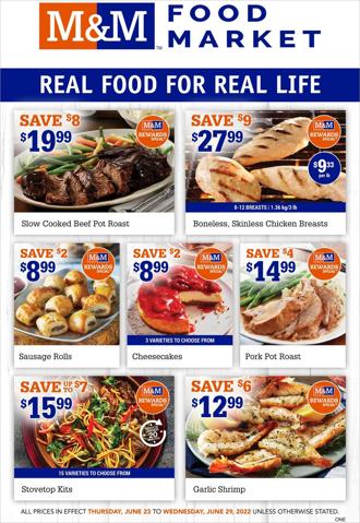 Grocery offers in Gatineau | M&M Meat Shops flyer in M&M Meat Shops | 2022-06-23 - 2022-06-29