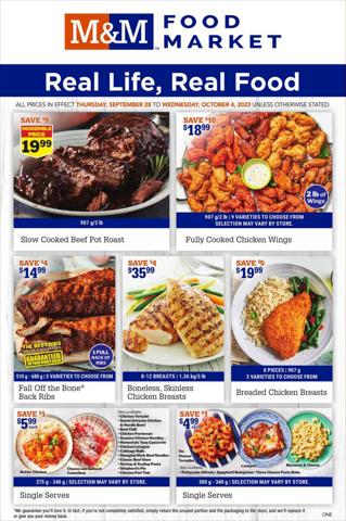 M&M Meat Shops catalogue in Montreal | M&M Meat Shops weekly flyer | 2023-09-28 - 2023-10-04