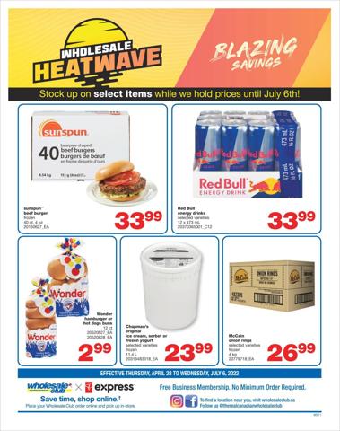 Wholesale Club catalogue in Vancouver | Wholesale Club weekly flyer | 2022-04-28 - 2022-07-06