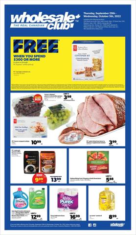 Wholesale Club catalogue in Sorel-Tracy | Wholesale Club Weekly ad | 2022-09-29 - 2022-10-05