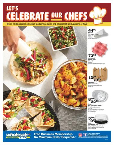 Grocery offers | Wholesale Club Weekly ad in Wholesale Club | 2022-12-01 - 2022-12-04