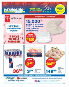 Wholesale Club catalogue in Toronto | Wholesale Club Weekly ad | 2023-01-19 - 2023-02-01