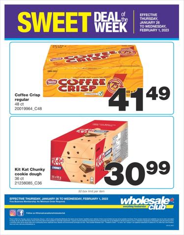 Wholesale Club catalogue in Gatineau | Wholesale Club Weekly ad | 2023-01-26 - 2023-02-01
