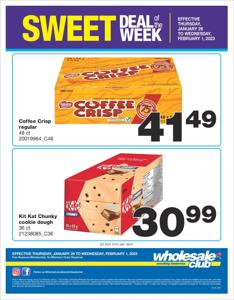 Wholesale Club catalogue in Petawawa | Wholesale Club Weekly ad | 2023-01-26 - 2023-02-01