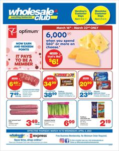Offer on page 10 of the Wholesale Club Weekly ad catalog of Wholesale Club