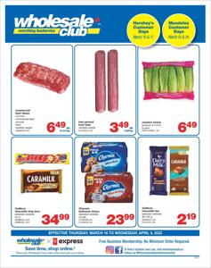 Wholesale Club catalogue in Saskatoon | Wholesale Club Weekly ad | 2023-03-16 - 2023-04-05
