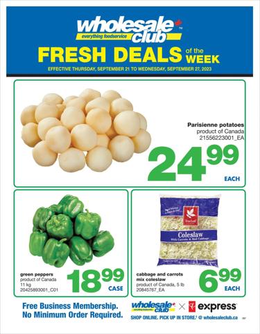 Wholesale Club catalogue in Toronto | Wholesale Club Weekly ad | 2023-09-21 - 2023-09-27