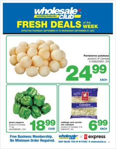 Wholesale Club catalogue in Kenora | Wholesale Club Weekly ad | 2023-09-21 - 2023-09-27