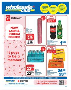 Grocery offers in Thunder Bay | Wholesale Club Weekly ad in Wholesale Club | 2023-09-28 - 2023-10-18