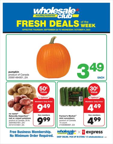Wholesale Club catalogue | Wholesale Club Weekly ad | 2023-09-28 - 2023-10-04