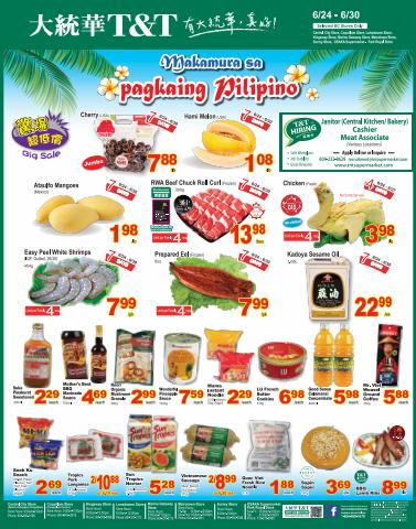 Grocery offers in Vancouver | T&T Supermarket weekly flyer in T&T Supermarket | 2022-06-24 - 2022-06-30