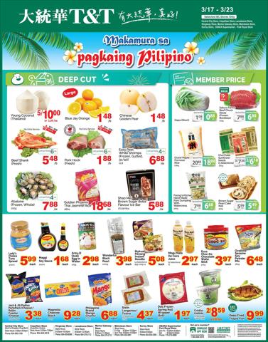 T&T Supermarket catalogue in Vancouver | T&T Supermarket weekly flyer | 2023-03-17 - 2023-03-23