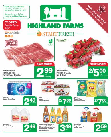 Highland Farms catalogue in Toronto | Weekly Flyer | 2022-06-23 - 2022-06-29