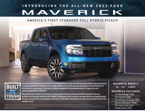 Ford catalogue | 2022 Maverick | 2022-01-12 - 2022-12-31