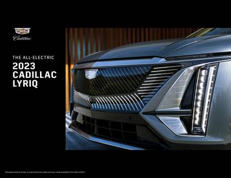 General Motors catalogue |  Cadillac Lyriq Electric Suv 2023 | 2021-06-11 - 2023-01-01
