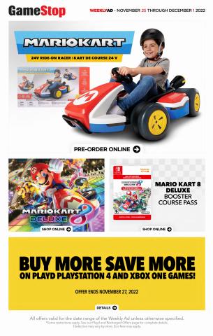 Game Stop catalogue | Game Stop flyer | 2022-11-25 - 2022-12-01