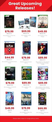 Game Stop catalogue in Montreal | Game Stop Weekly ad | 2023-02-27 - 2023-04-02