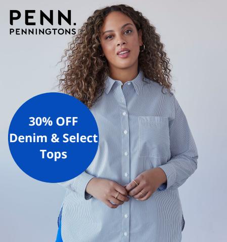 Penningtons catalogue in White Rock | 30% OFF Denim & Select Tops | 2023-03-22 - 2023-04-05