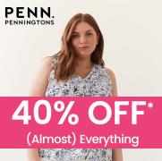 Clothing, Shoes & Accessories offers | 40% Off (Almost)  Everything in Penningtons | 2023-05-26 - 2023-06-09