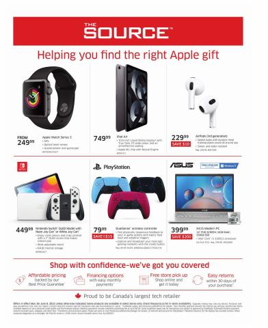 Electronics offers in Toronto | Weekly Flyer in The Source | 2022-05-26 - 2022-06-08